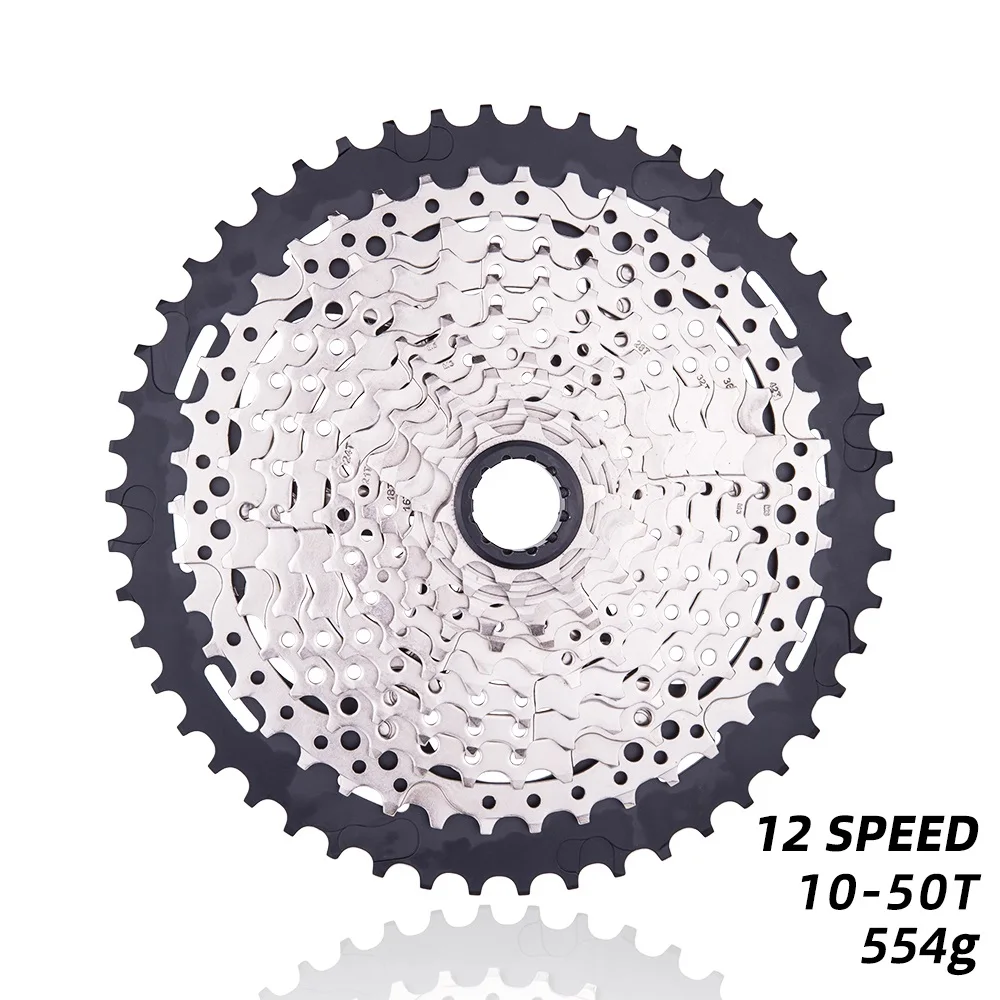 12 Speed MTB 10-50T L Micro spline Cassette Mountain Bike M6100 12s 12v k7 Sprocket Fit For MS hub body M7100 m8100 | Спорт и