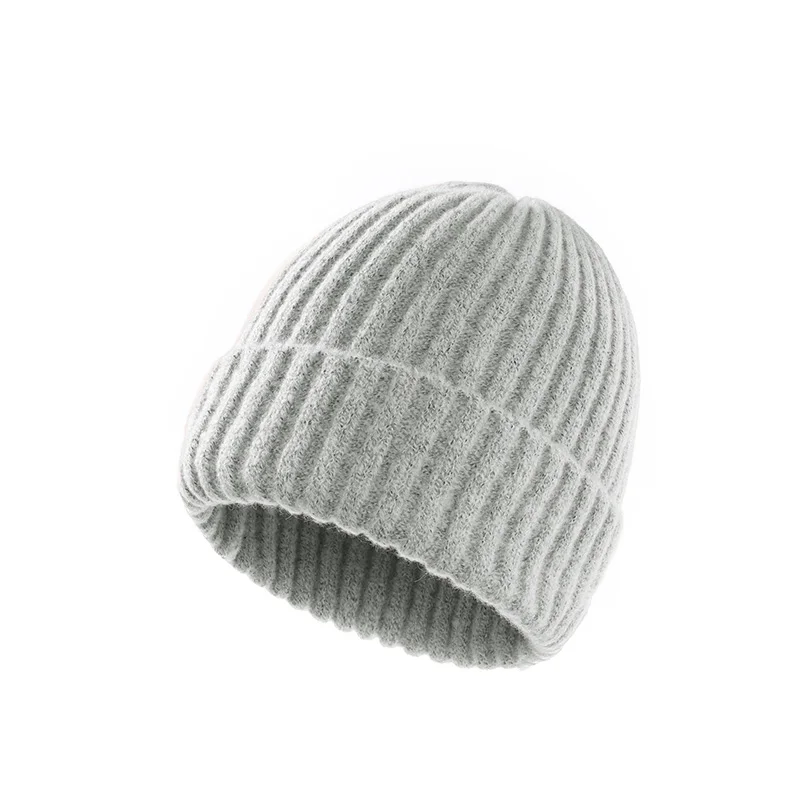 

Осенне-зимняя воздухопроницаемая эластичная акриловая полосатая вязаная теплая шапка унисекс, мужская и женская теплая шапка, шапочки, облегающие шапки R92