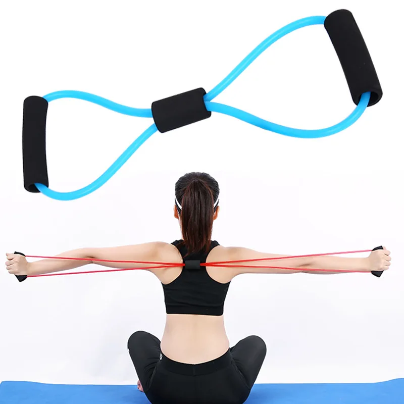 

Purple Pulling Rope Chest Expander Tension Band Elastic String Fitness Rehabilitation Training Chest Expansion Fitness Equipment