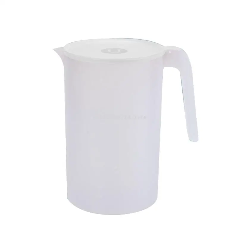 Water Pitcher Plastic Juice Pitcher With Lid-Dishwasher Safe BPA Free Durable Beverage Jug Home Kitchen Household Gift