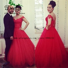 Винтажное Красное Кружевное и Тюлевое бальное платье из органзы с аппликацией пышные платья с аппликацией Vestidos De 15 Anos Sweet 16