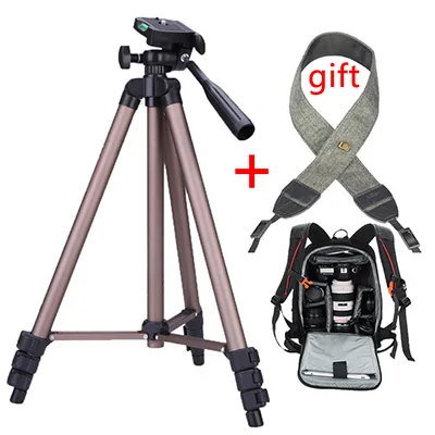 Tripod Bag With Gift Weifeng WT3130 Мини Портативный штатив W/камера рюкзак сумка чехол для Canon Nikon sony DSLR камера s DV видеокамеры Аксессуары - Цвет: Tripod Bag With Gift