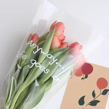 Прозрачные с рисунком пластиковое покрытие бумага целлофан подарочные цветки оберточная крафт-бумага DIY конфеты печенье оберточная бумага