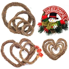 

Christmas Decorations Diy Grapevine Wreath Garland Vine Branch Farmhouse Decor for Crafts Wedding paty Door Window Hanging Decor