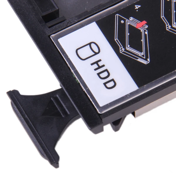 9.5mm SATA To SATA 2nd SSD HDD Hard Drive Caddy For Dell E6400 E6500 E6410 E6510 M2400 M4400 M4500