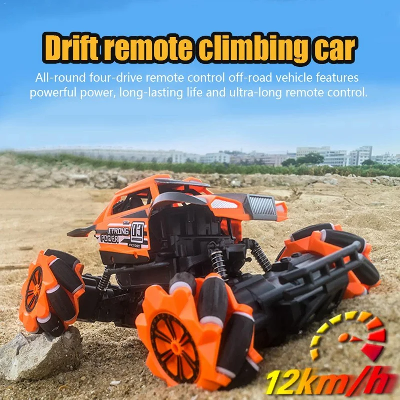 

Hot Rc Car Drift Remote Control Climbing Car Toys Wireless Stunt Car Model Dance Horizontally Drift Buggy Toy For Children Birth
