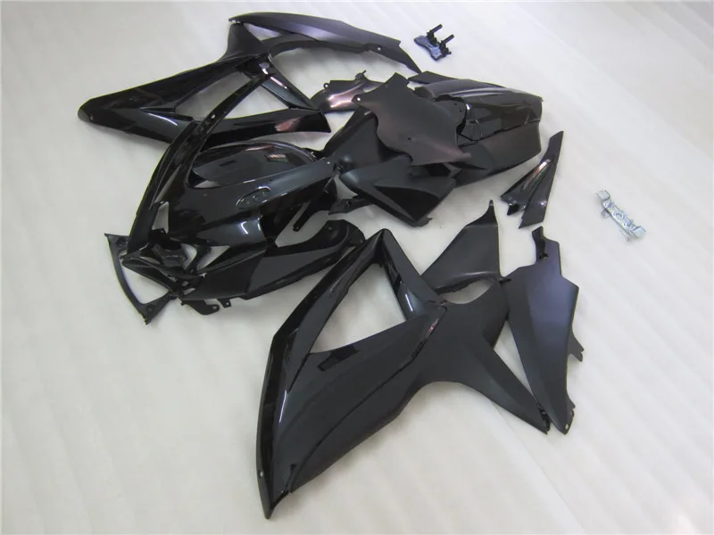 Подходит для SUZUKI GSXR600 Обтекатели 2008 2009 2010 GSXR750 мотоцикл GSXR 600 750 K8 K9 08 09 глянцевый черный