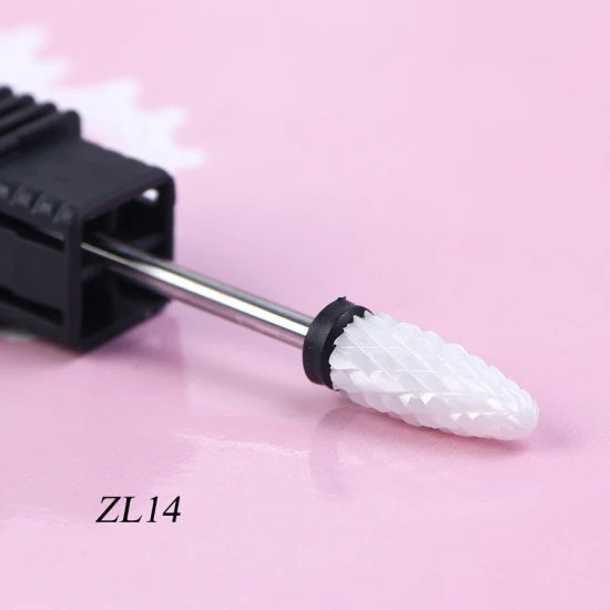 Фрезер для ногтей, сверлильный биты керамический, твердосплавный алмаз Фрезер для маникюра и педикюра, Электрический Фрезер для ногтей, фрезер для сверла гель для снятия аксессуаров TRZL01-25 - Цвет: ZL14