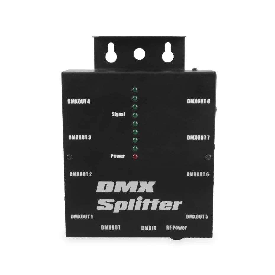 8 способ DMX сплиттер изолированный 3Pin DMX 512 оптический сплиттер Istribution усилитель для DJ Дискотека Свадьба DMX сценический эффект освещения