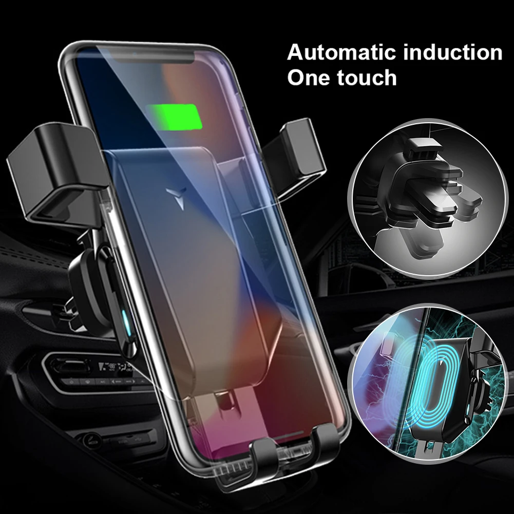 

Auto Support Telephone Accessories 10W Charging Wireless Charger Useful Car Gravity Mobile Phone Holder