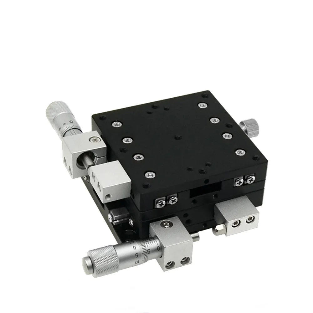 X-Axis LX60-C/R/L Trimming Platform manual Linear Stage Slider Bearing 60*60mm 