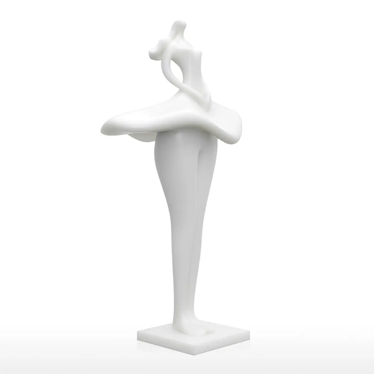 Юбка девушка 3D печатная скульптура Элегантная модель миниатюры искусство современные скульптурные аксессуары произведение искусства для дома и офиса