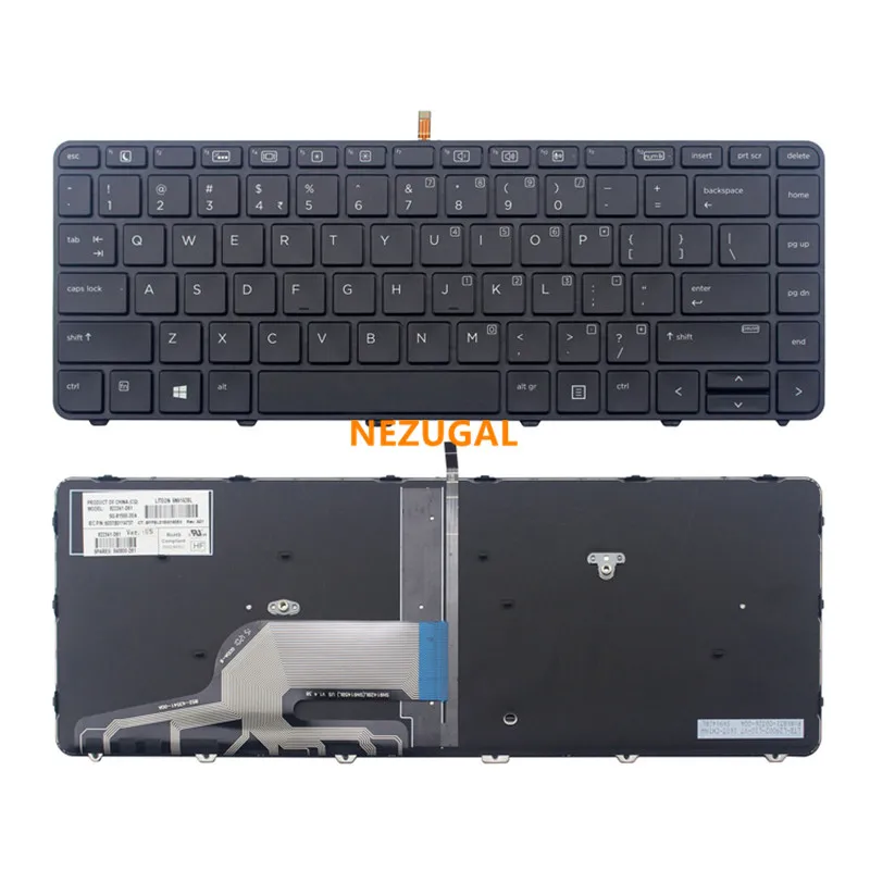 

Клавиатура для ноутбука HP с подсветкой для Probook 430 G3 440 G3 430 G4 440 G4