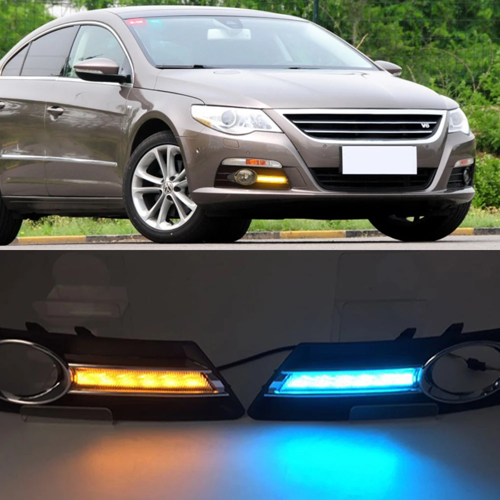 CSCSNL 2 шт. автомобильный светильник для VW PASSAT CC 2009 2010 2011 2012 2013 светодиодный DRL