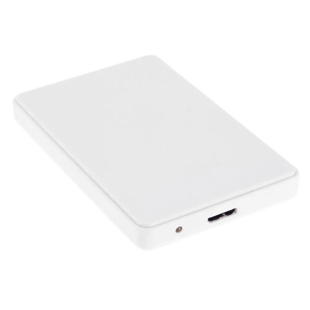 White USB2.0 USB3.0 USB3.1 мобильный жесткий диск 2,5 дюймов USB SATA Безвинтовой - Цвет: White