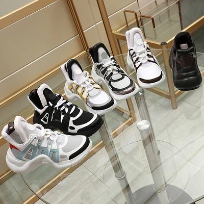 Shoes Women Designer Sneakers Casual Shoes 2020 Genuine Leather and Lycra women flats Footwear Walking Shoes Vulcanized Shoes