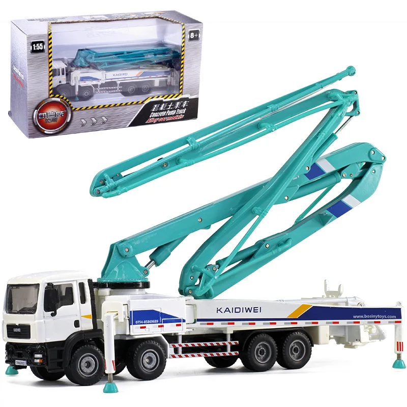 

Cadeve 1: 55 Concrete Pump Truck Heavy Duty Truck Crane Freight Truck Alloy Engineering 625025 Boxed