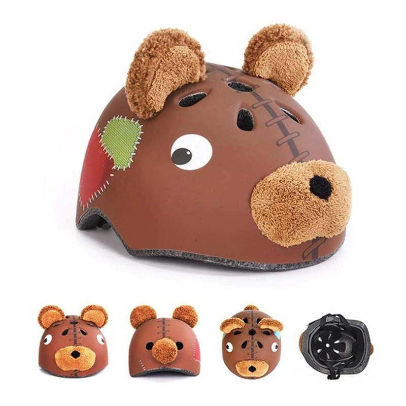 -8 Years Children's Bike Helmets Ultralight High Densit Cartoon Skating Cycling Children's Protective Gear Bicycle Helmets