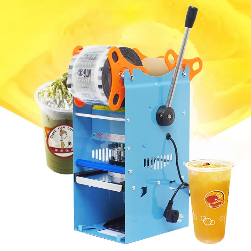 

Машина для запечатывания пластиковых стаканчиков, упаковщик для молока и чая для стандартных стаканчиков с функцией подсчета