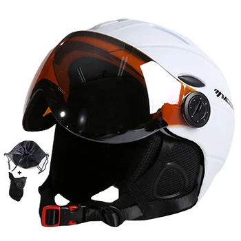 

MOON Top Quality Goggles Ski Helmet CE Certification Safety Skiing Helmet With Glasses Skating Skateboard Snowboard Helmet