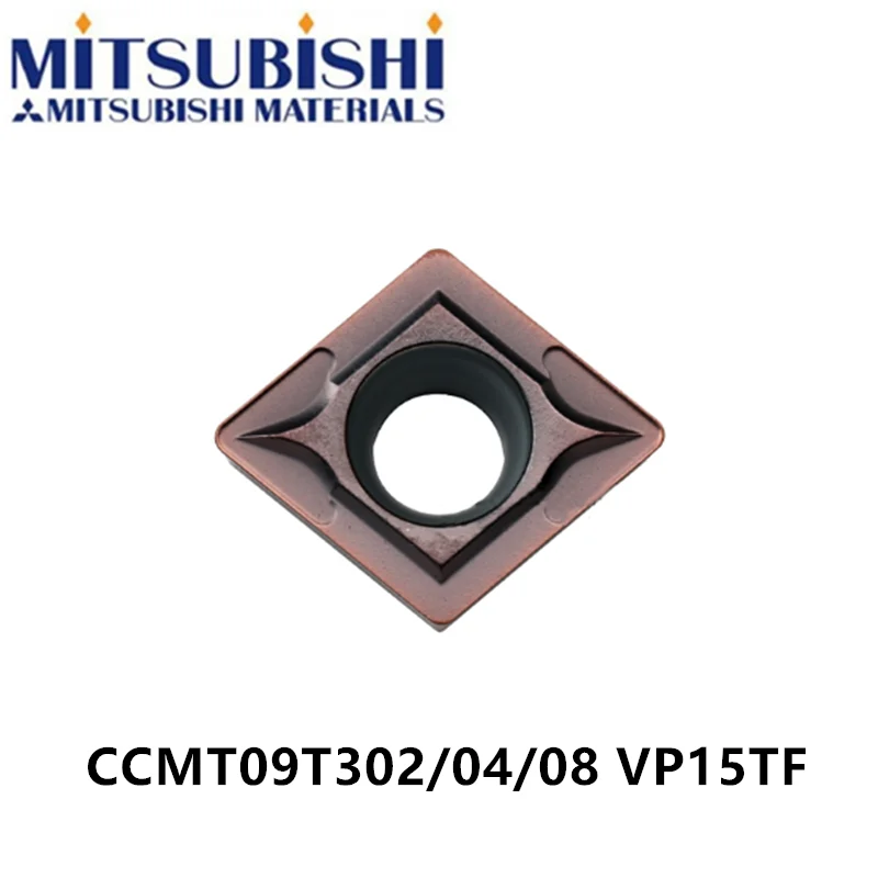 Mitsubishi CCMT09T304 VP15TF твердосплавные вставки CCMT09T308 VP15TF S16Q-SCLCR09 SCLCR токарный станок с ЧПУ держатель токарного инструмента CCMT09T3