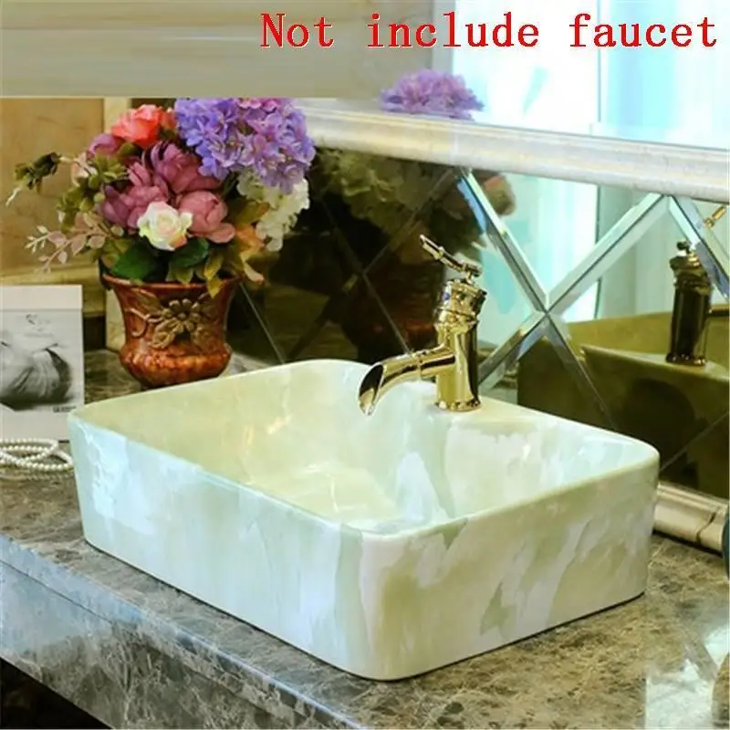 Number 17 Bain Sobre Encimera Lavandino Bagno сосуд Санузел Lavabo Da Appoggio wastatel De Pia Ванная Комната Раковина Куба Banheiro умывальник - Цвет: Number 17