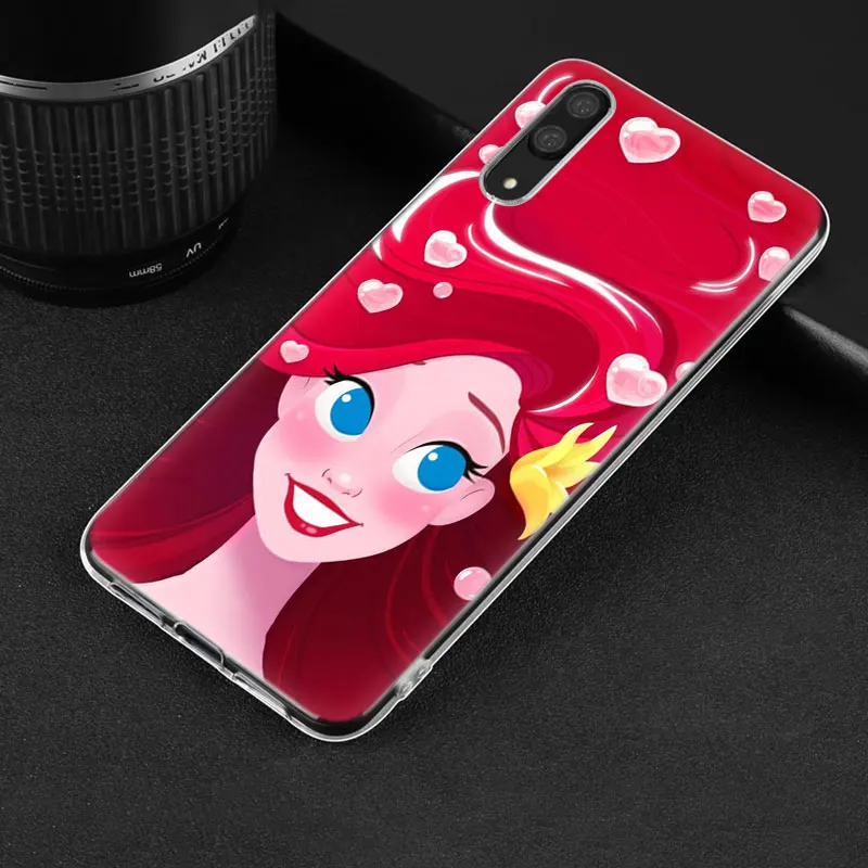 Силиконовый чехол принцессы Русалочки для huawei P30 P20 Pro P10 P9 P8 Lite P Smart Z Plus NOVA 3 3i 5i 5Pro - Цвет: 006