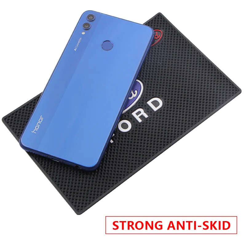 

Black Car Non-slip Mat Auto Gadget Anti-slip Mats Gel Pad for Fords Focus 2 3 1 MK2 MK3 MK1 Fusion Car Accessories Interior