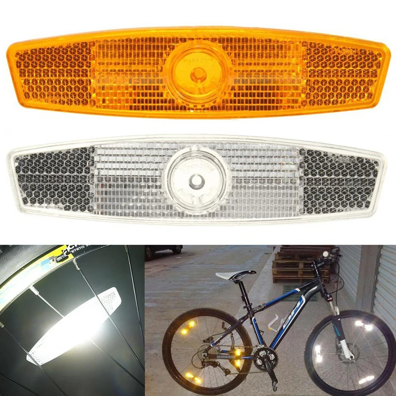 1-4PCS Bike Spoke Reflectors MTB Road Bike Warning Spoke Safety Reflector Lights Bicycle Wheel Rim Lights Cycling Accessories
