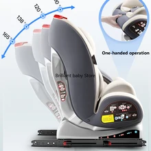 Автомобильное кресло для детей от 0 до 12 лет Двусторонняя установка поддержка Isofix и защелка интерфейс зима портативный ребенок безопасность автокресло