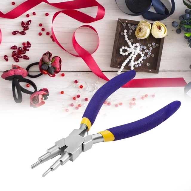 China Factory Iron Wire Looping Pliers, 6-in-1 Bail-Making Pliers