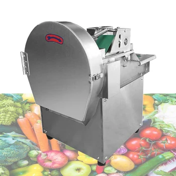 

Vegetable cutter Commercial Multi-function Slicer Cut Loofah Fruit Potato Radish Stainless Steel Vegetable Cutter Machine
