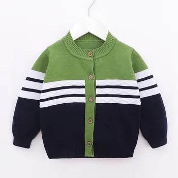 

Children Sweaters Autumn Baby Girls Print Button Sweater Long Sleeves Casual Round Collar Sweet Tops