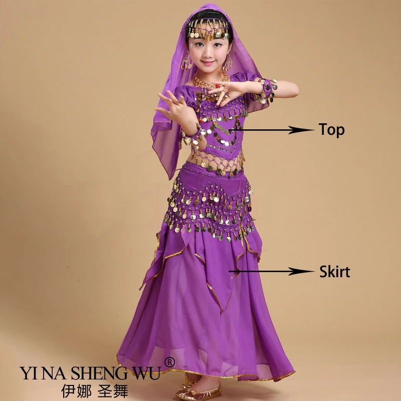 Kids&Adult Belly Dance Costumes Set Oriental Dance Costumes Bellydance Set Girls Egyptian Bollywood Kids Belly Dancing Clothing