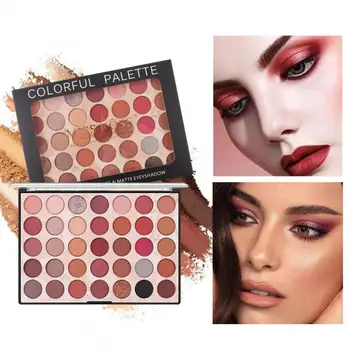 

Miss Rose 35 Color Eyeshadow Palette Colorful Matte Pearlescent Glitter Eye Shadow Palette Makeup Cosmetics Eyeshadow
