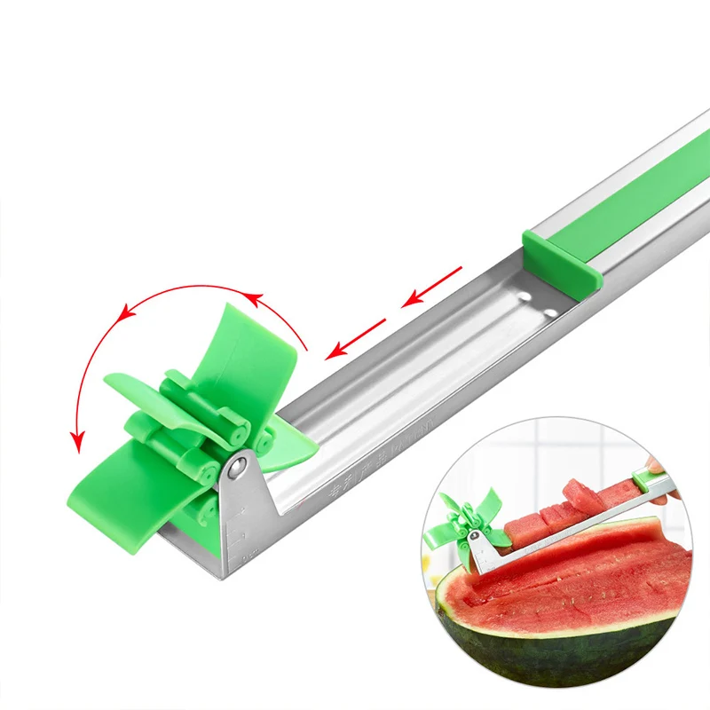 Резак для арбуза в форме ветряной мельницы, пластиковый слайсер для резки арбуза, энергосберегающий резак K1018 B