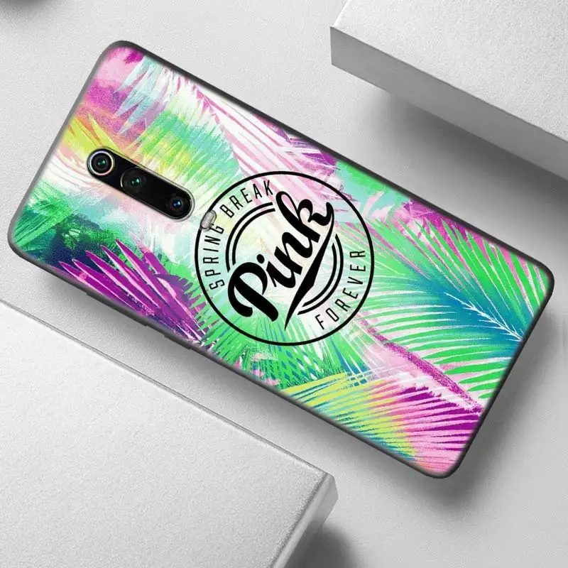 Розовый чехол Love My для Xiao mi Red mi 8A K20 Note 7 8T 7A 6A 6 mi 9T 10 9 Pro 5G CC9 A3 черный ТПУ чехол для телефона - Цвет: B04