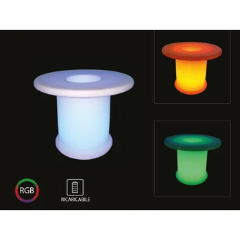 

V-TAC HS40251 Table Cafe Bar Coffee Table with lamp light Led RGBW rechargeable remote control included IP54 72 x72X58cm SKU-40