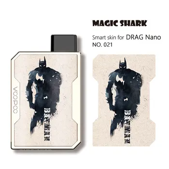 

Magic Shark 2019 Fashion Cat Print Batman Cells Case Sticker Skin Film for Voopoo Drag Nano