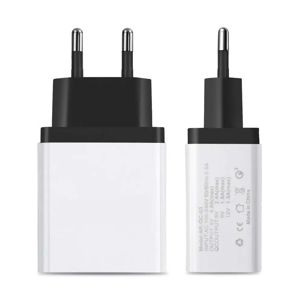 QC 3.0 Cepat Charger & Magnetic USB Kabel Micro USB untuk Samsung S7 Edge J7 J6 J4 A10 Huawei Y5 Y7 P Smart 2019 Kehormatan 8X 8C Ponsel