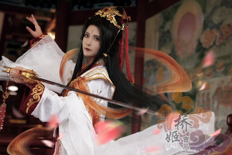 Аниме Tian Guan Ci Fu Xie Lian Cosplay Costmes Tai Zi Yue Shen Косплей китайский костюм костюмы на