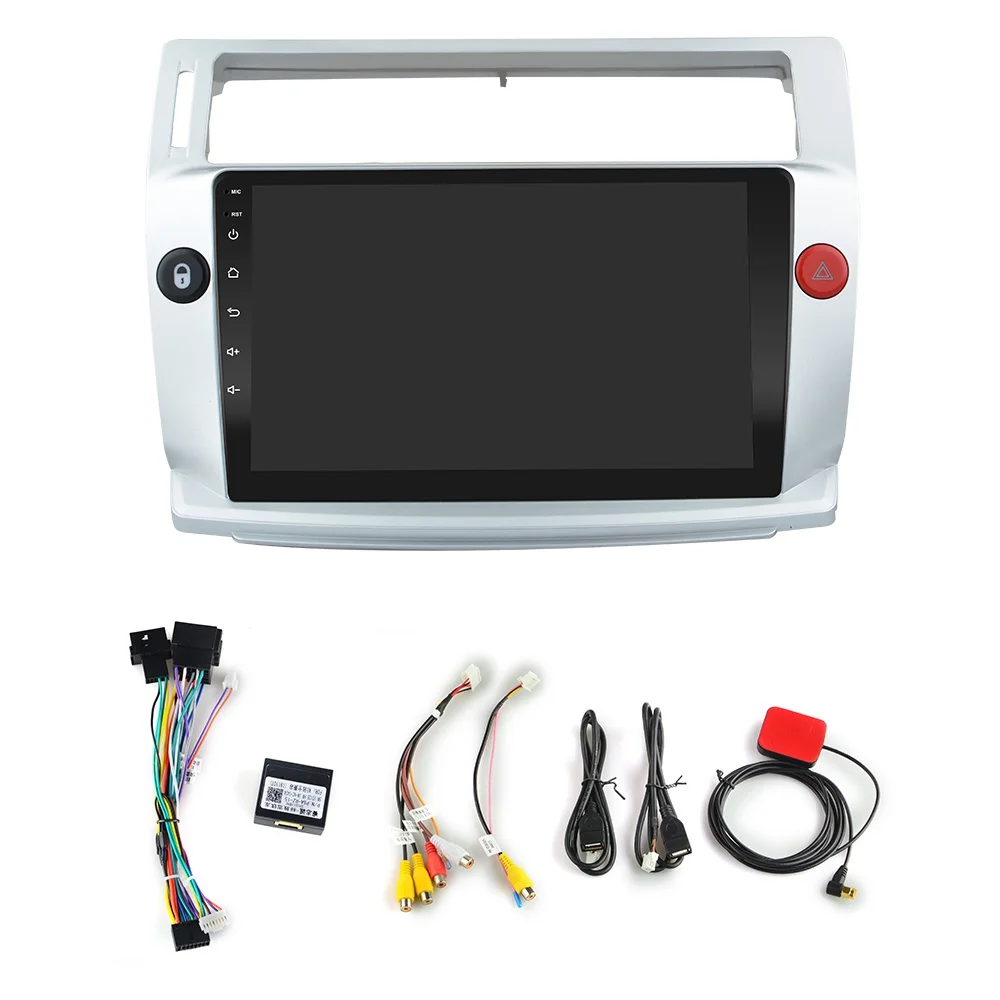 2G+ 32G Android 8.1GO Автомагнитола для Citroen C4 C-Triomphe C-Quatre 2004-2009 Автомобильный dvd-плеер автомобильный аксессуар 4G WiFi Мультимедиа