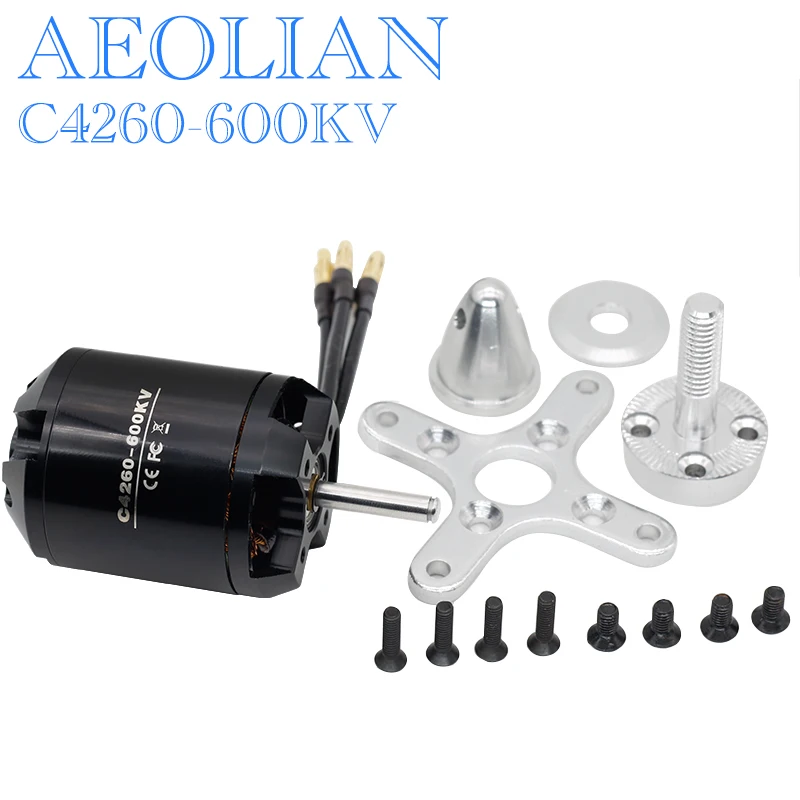 Motor sem Escova para rc Planador de Avião 600kv com Eixo Aeolian Fix-torcendo 4260 5mm