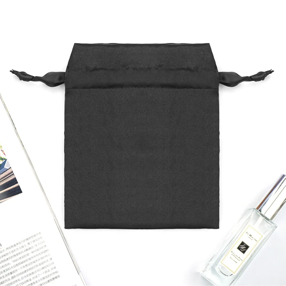 Black Bag Гладкая ИМИТИРОВАННАЯ шелковая маска для сна для век переносная дорожная повязка на глаза отдых, сон повязка на глаза Ночная спальный патч от храпа - Цвет: Black Bag