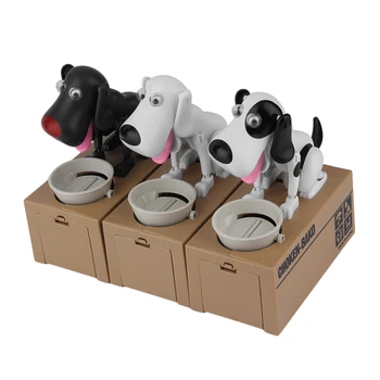

Money Saving Pot Electronic Dog Toy Figurines Kids Gift Decorative Jar Piggy Bank Money Boxes Coins Storage Container Money Bin
