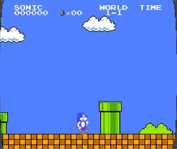 

Sonic Bros (SMB1 Hack) 60 Pin 8 Bit Game Card For Subor Game Player