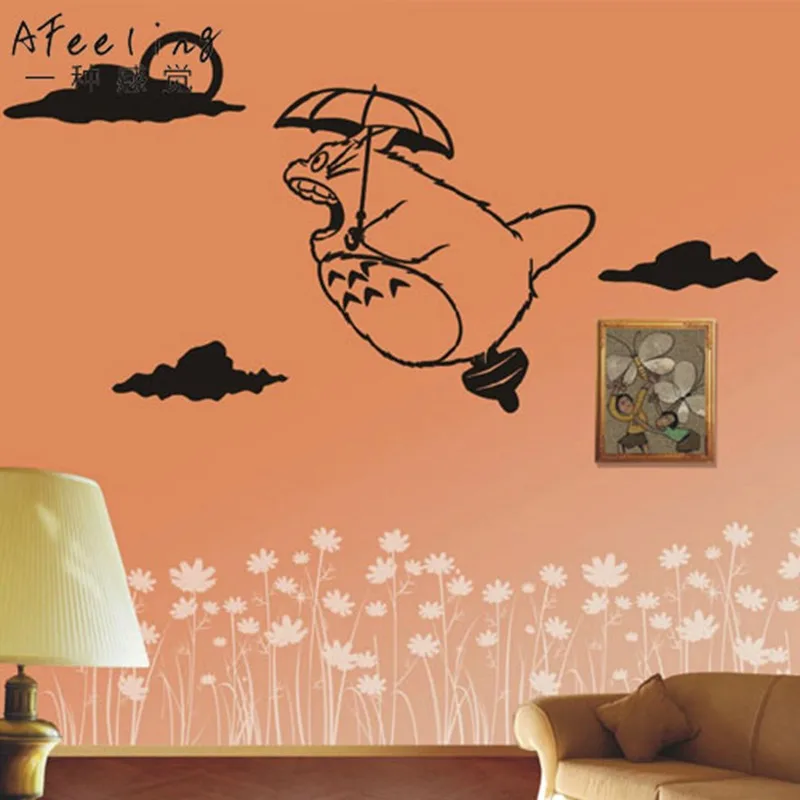 

Totoro Wall Decal Vinyl Wall Stickers Decal Decor Home Decorative Decoration Anime Totoro Car Sticker
