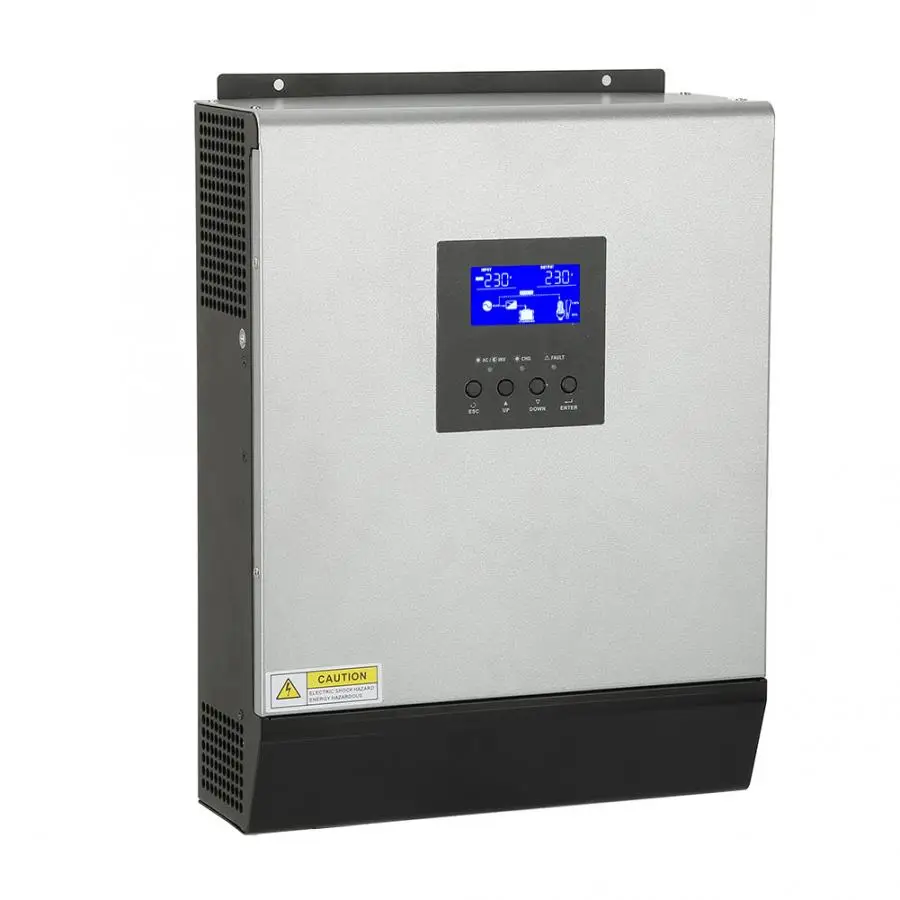3KVA 2400 Вт Высокая частота гибридный инвертор с чистым синусом и встроенный блок