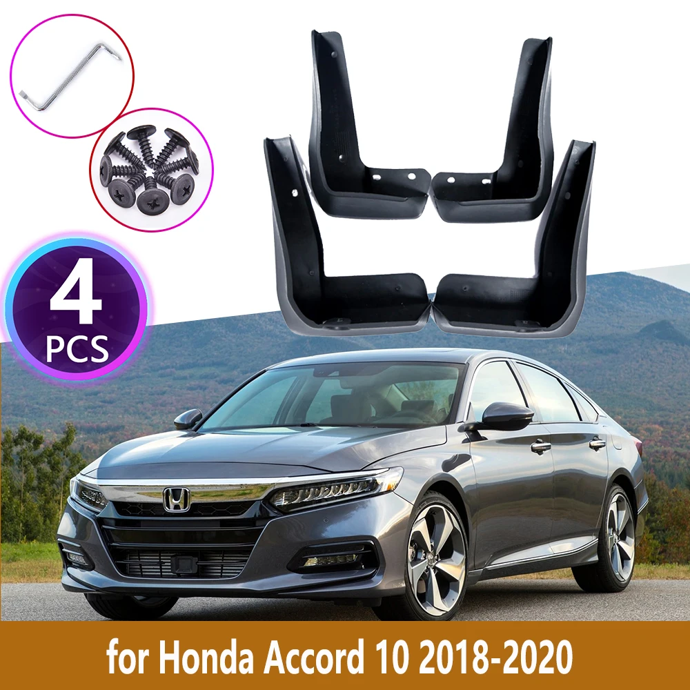 4 шт. новые задние брызговики для Honda Accord 10 2018 2019 2020 Брызговики защитные