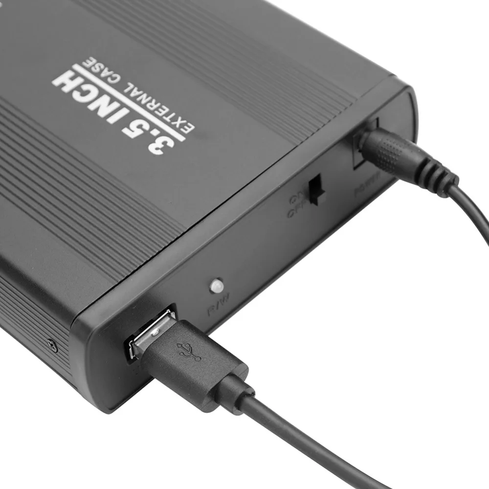 3,5 дюйма USB3.0/USB2.0 SATA HDD SSD Box 3,5 дюйма usb sata внешний корпус алюминиевый сплав корпус для жесткого диска UK Plug